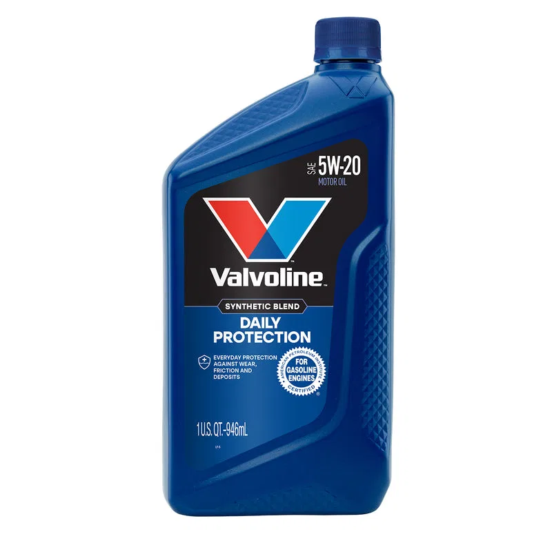 797974 – VALVOLINE Oil, SAE 5W-20 1 Quart Bottle Case Of 6